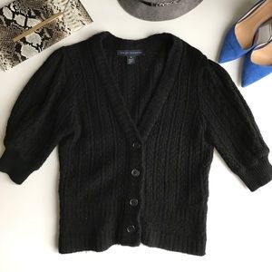 French Connection Wool Blend Short Sleeve …